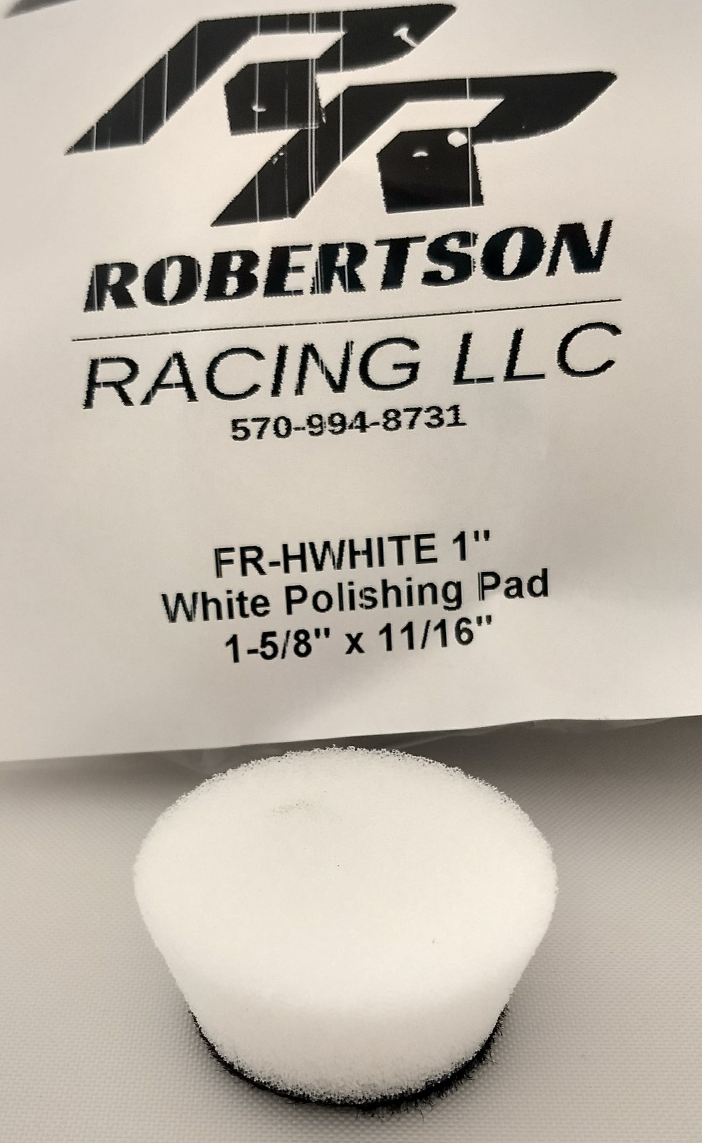 Robertson Racing LLC White Polishing Pad - Step 1