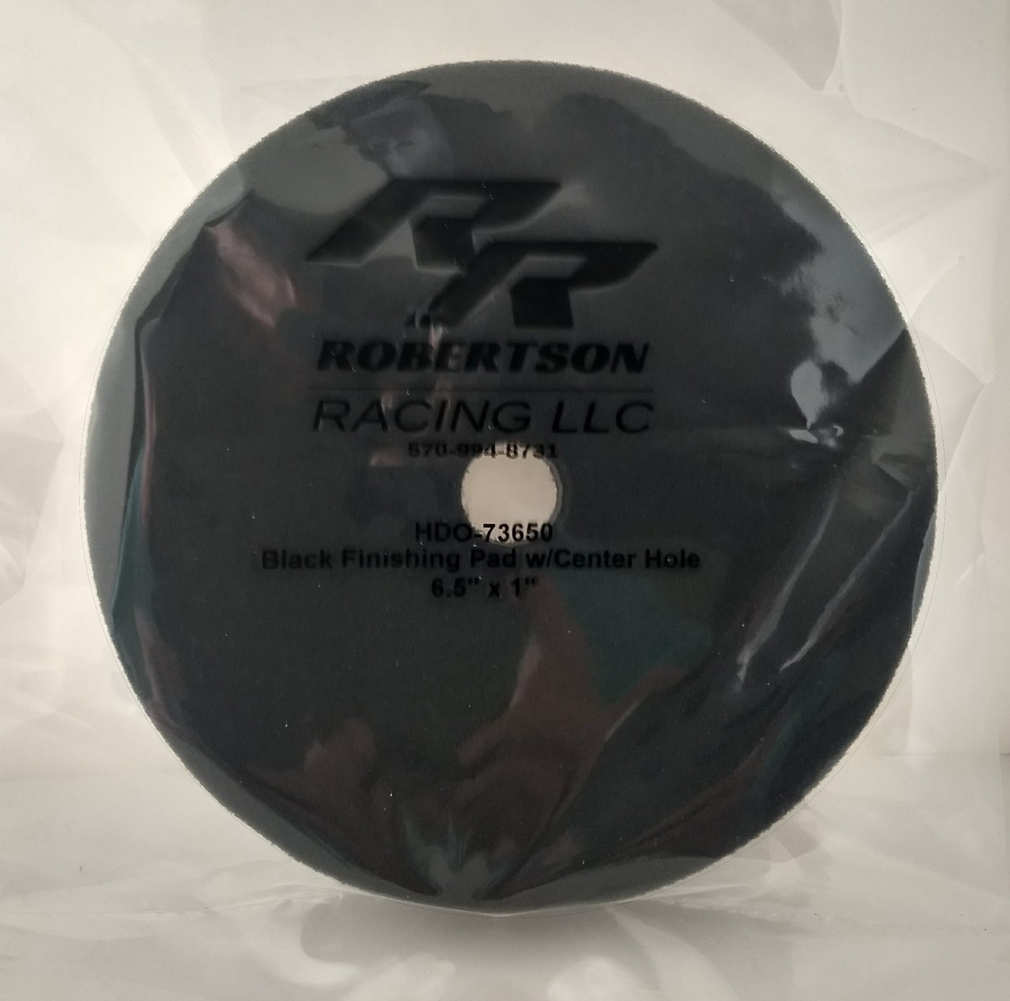 Robertson Racing LLC 6.5" Black Finishing Pad - Step 2