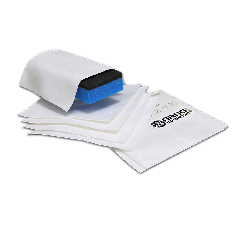 NCP® White Microfiber Applicator Cloths - 5 pack